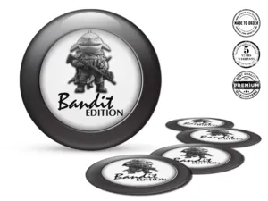 Emblema Bombato Premium Etichette Sleek Alta Gamma